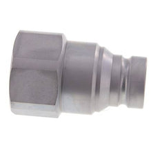 Steel DN 40 Flat Face Hydraulic Plug G 2 inch Female Threads D 72.9mm