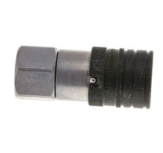 Steel DN 10 Flat Face Hydraulic Socket G 1/2 inch Female Threads ISO 16028 CEJN D 19.7mm