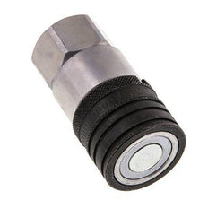 Steel DN 12.5 Flat Face Hydraulic Socket G 1/2 inch Female Threads ISO 16028 CEJN D 24.5mm