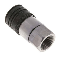 Steel DN 12.5 Flat Face Hydraulic Socket G 3/4 inch Female Threads ISO 16028 CEJN D 24.5mm