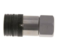 Steel DN 19 Flat Face Hydraulic Socket G 3/4 inch Female Threads ISO 16028 CEJN D 30mm