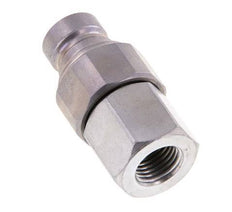 Steel DN 6.3 Flat Face Hydraulic Plug G 1/4 inch Female Threads ISO 16028 CEJN D 16.2mm