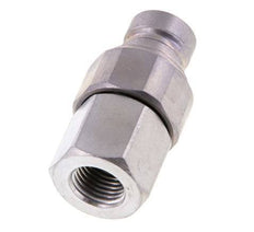 Steel DN 6.3 Flat Face Hydraulic Plug G 1/4 inch Female Threads ISO 16028 CEJN D 16.2mm