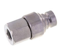 Steel DN 6.3 Flat Face Hydraulic Plug G 1/4 inch Female Threads ISO 16028 CEJN D 16.2mm