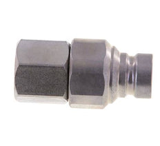 Steel DN 6.3 Flat Face Hydraulic Plug G 1/4 inch Female Threads ISO 16028 CEJN D 16.2mm