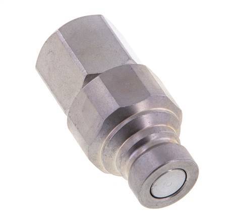 Steel DN 6.3 Flat Face Hydraulic Plug G 1/4 inch Female Threads ISO 16028 CEJN D 16.2mm