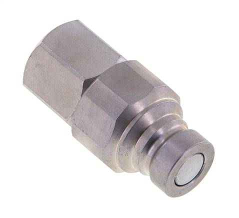 Steel DN 6.3 Flat Face Hydraulic Plug G 1/4 inch Female Threads ISO 16028 CEJN D 16.2mm