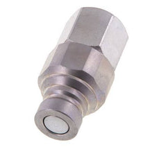 Steel DN 6.3 Flat Face Hydraulic Plug G 1/4 inch Female Threads ISO 16028 CEJN D 16.2mm