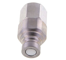 Steel DN 6.3 Flat Face Hydraulic Plug G 1/4 inch Female Threads ISO 16028 CEJN D 16.2mm