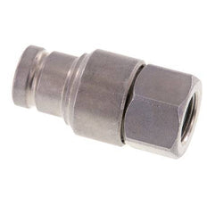 Steel DN 10 Flat Face Hydraulic Plug G 3/8 inch Female Threads ISO 16028 CEJN D 19.7mm