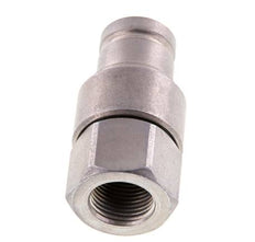 Steel DN 10 Flat Face Hydraulic Plug G 3/8 inch Female Threads ISO 16028 CEJN D 19.7mm