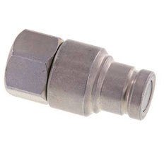 Steel DN 10 Flat Face Hydraulic Plug G 3/8 inch Female Threads ISO 16028 CEJN D 19.7mm