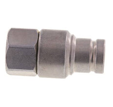 Steel DN 10 Flat Face Hydraulic Plug G 3/8 inch Female Threads ISO 16028 CEJN D 19.7mm