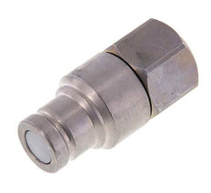 Steel DN 10 Flat Face Hydraulic Plug G 1/2 inch Female Threads ISO 16028 CEJN D 19.7mm