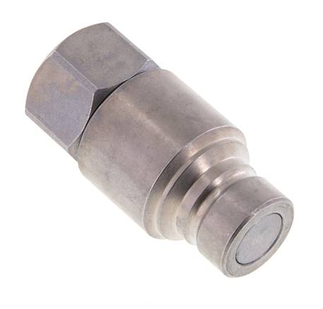 Steel DN 12.5 Flat Face Hydraulic Plug G 1/2 inch Female Threads ISO 16028 CEJN D 24.5mm