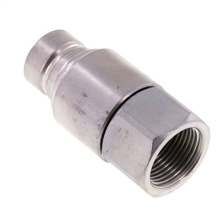 Steel DN 12.5 Flat Face Hydraulic Plug G 3/4 inch Female Threads ISO 16028 CEJN D 24.5mm