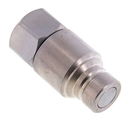 Steel DN 12.5 Flat Face Hydraulic Plug G 3/4 inch Female Threads ISO 16028 CEJN D 24.5mm