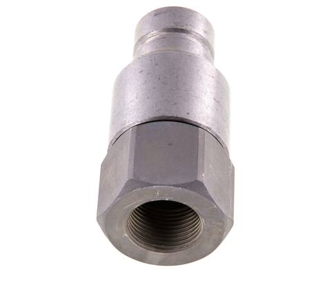 Steel DN 19 Flat Face Hydraulic Plug G 3/4 inch Female Threads ISO 16028 CEJN D 30mm