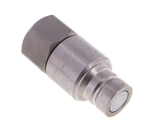 Steel DN 19 Flat Face Hydraulic Plug G 3/4 inch Female Threads ISO 16028 CEJN D 30mm