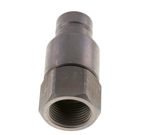 Steel DN 19 Flat Face Hydraulic Plug G 1 inch Female Threads ISO 16028 CEJN D 30mm