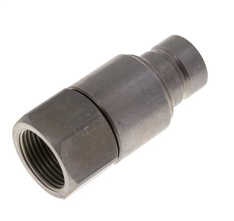 Steel DN 19 Flat Face Hydraulic Plug G 1 inch Female Threads ISO 16028 CEJN D 30mm