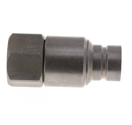 Steel DN 19 Flat Face Hydraulic Plug G 1 inch Female Threads ISO 16028 CEJN D 30mm