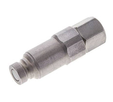 Steel DN 6.3 Flat Face Hydraulic Plug G 1/4 inch Female Threads ISO 16028 CEJN Pressure Eliminator D 16.2mm