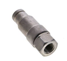 Steel DN 10 Flat Face Hydraulic Plug G 3/8 inch Female Threads ISO 16028 CEJN Pressure Eliminator D 19.7mm