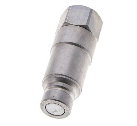Steel DN 12.5 Flat Face Hydraulic Plug G 3/4 inch Female Threads ISO 16028 CEJN Pressure Eliminator D 24.5mm