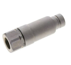 Steel DN 19 Flat Face Hydraulic Plug G 3/4 inch Female Threads ISO 16028 CEJN Pressure Eliminator D 30mm