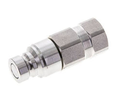 Stainless Steel DN 6 Flat Face Hydraulic Plug G 1/4 inch Female Threads ISO 16028 D 16.2mm