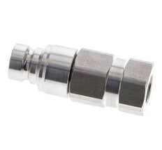 Stainless Steel DN 6 Flat Face Hydraulic Plug G 1/4 inch Female Threads ISO 16028 D 16.2mm