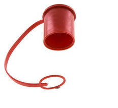 48 mm Plastic Dust Protection Cap For Coupling socket with Chain [2 Pieces]