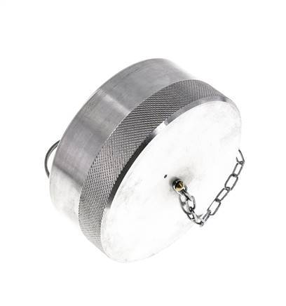 103 mm Aluminum Dust Protection Cap For Coupling socket with Chain