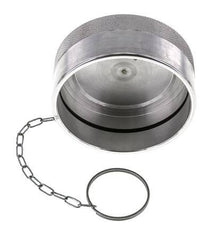 103 mm Aluminum Dust Protection Cap For Coupling socket with Chain