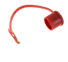 24.5 mm Plastic Dust Protection Cap For Coupling plug with Chain [2 Pieces]