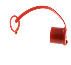 24.5 mm Plastic Dust Protection Cap For Coupling plug with Chain [2 Pieces]