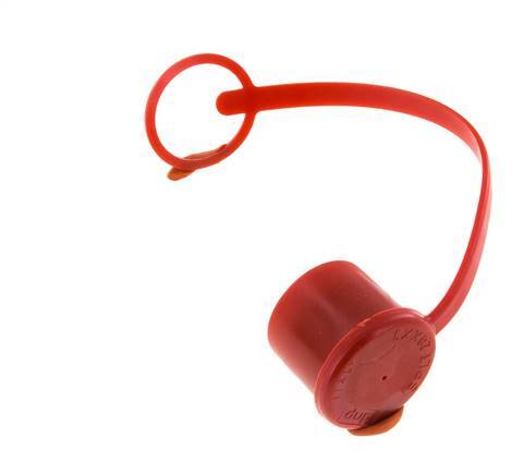 24.5 mm Plastic Dust Protection Cap For Coupling plug with Chain [2 Pieces]