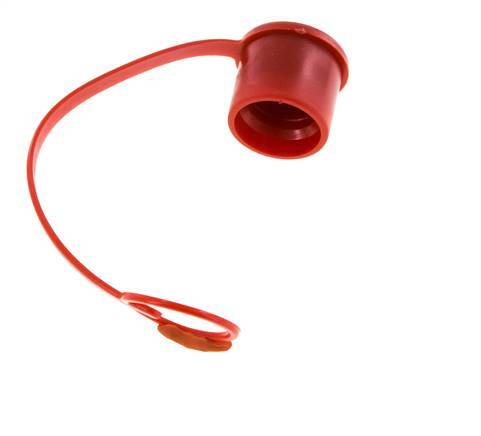 24.5 mm Plastic Dust Protection Cap For Coupling plug with Chain [2 Pieces]