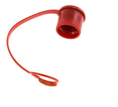 24.5 mm Plastic Dust Protection Cap For Coupling plug with Chain [2 Pieces]