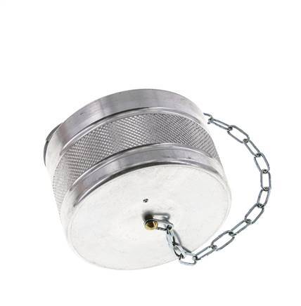 72.9 mm Aluminum Dust Protection Cap For Coupling plug with Chain