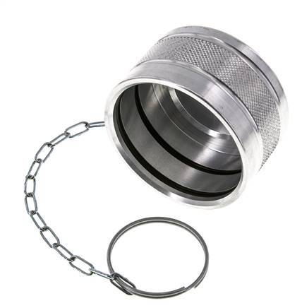 72.9 mm Aluminum Dust Protection Cap For Coupling plug with Chain