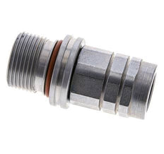 Steel DN 8.7 Flat Face Hydraulic Socket G 1/2 inch Female Threads ISO 16028 D M30 x 2