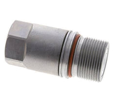 Steel DN 12.8 Flat Face Hydraulic Socket G 3/4 inch Female Threads ISO 16028 D M36 x 2