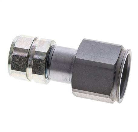 Steel DN 8.7 Flat Face Hydraulic Plug G 1/2 inch Female Threads ISO 16028 D M30 x 2