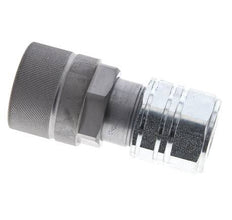 Steel DN 12.8 Flat Face Hydraulic Plug G 1/2 inch Female Threads ISO 16028 D M36 x 2