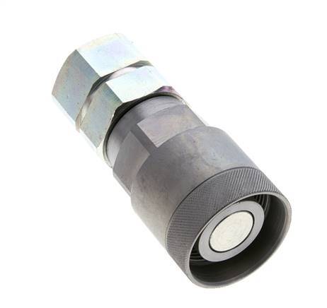 Steel DN 15 Flat Face Hydraulic Plug G 3/4 inch Female Threads ISO ...