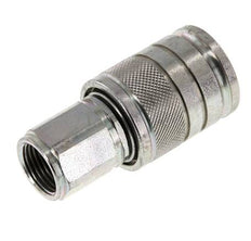 Steel DN 10 Hydraulic Coupling Socket M18x1.5 Female Threads ISO 7241-1 A D 17.3mm