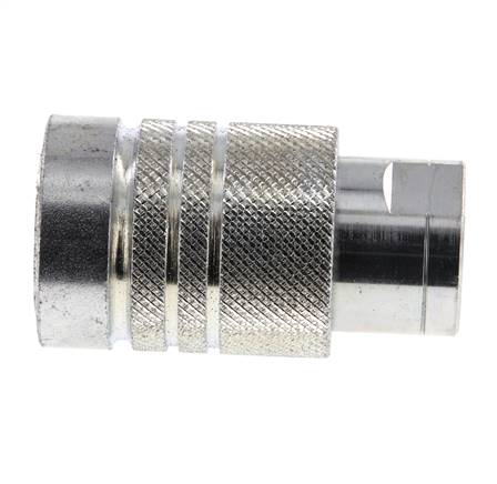 Steel DN 10 Hydraulic Coupling Socket G 3/8 inch Female Threads ISO 7241-1 A D 16mm