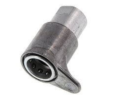 Steel DN 12.5 Hydraulic Coupling Socket M22x1.5 Female Threads ISO 7241-1 A UNIMOG D 20.5mm